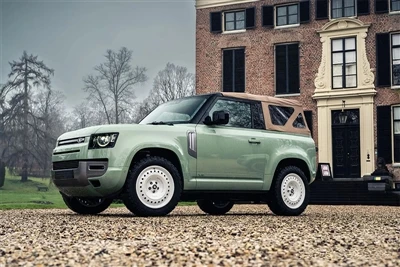 Módosított Land Rover Defender kabrió