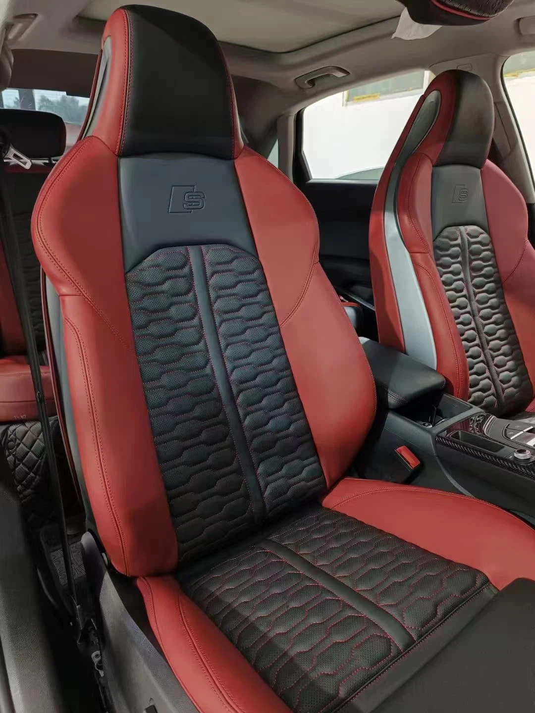 audi red seats audi red seats